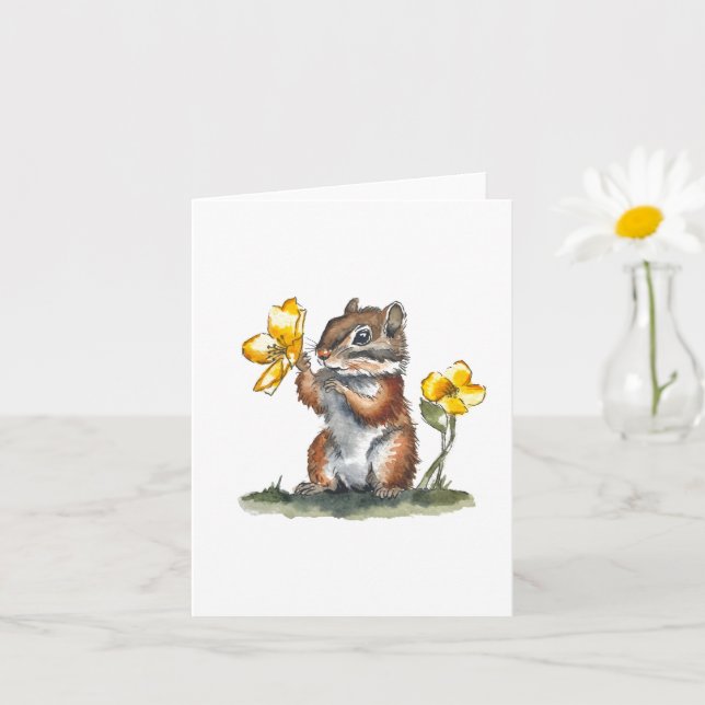 This Is For You Greetings Card (Small Plant)