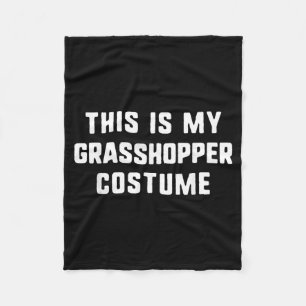 This is Grasshopper Costume Halloween Easy Fleece Blanket