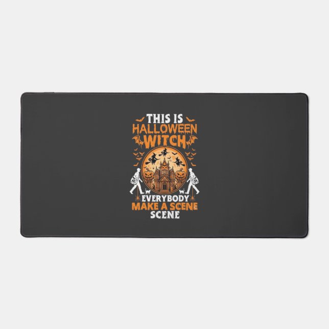 This is Halloween Desk Mat (Front)