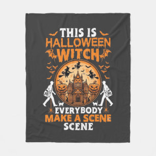 This is Halloween Fleece Blanket