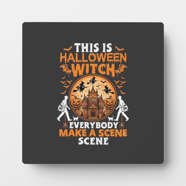 This is Halloween Plaque (Front)