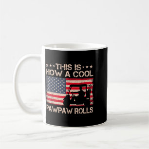 This Is How A Cool Pawpaw Rolls Vintage Golf Coffee Mug