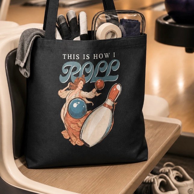 This is how I Roll Bowling Tote Bag (Creator Uploaded)