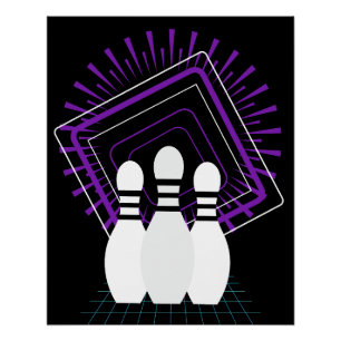 this is how i roll cute bowling poster
