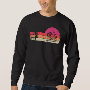 This Is How I Roll Golf Roller Coaster Funny Retro Sweatshirt