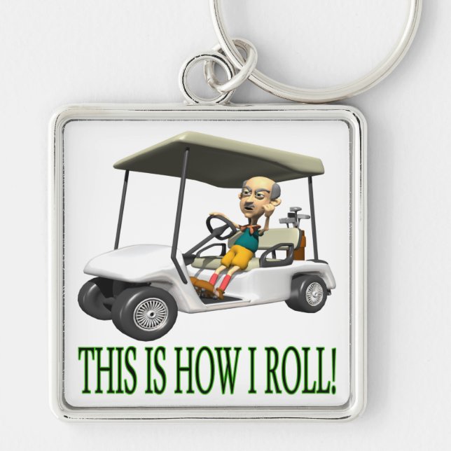 This Is How I Roll Key Ring (Front)