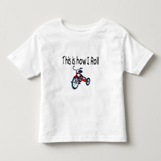 This Is How I Roll (Red Tricycle) Toddler T-Shirt