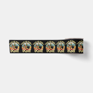 This Is How I Roll Retro Vintage Bowling Bowler Fu Satin Ribbon
