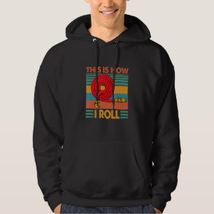 This Is How I Roll Retro Vintage  Firefighter Fire Hoodie