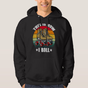 This Is How I Roll Retro Vintage Roller Skating Su Hoodie