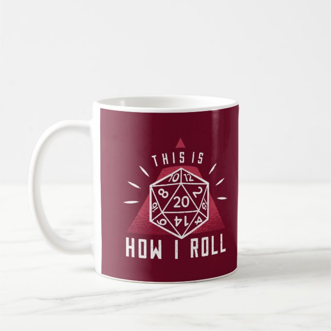 This Is How I Roll Role Playing Games Coffee Mug (Left)