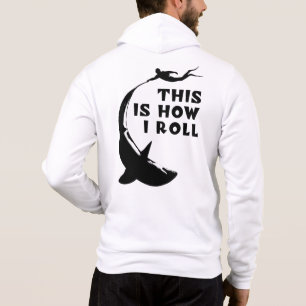This Is How I Roll - Scuba Diving With Shark Hoodie