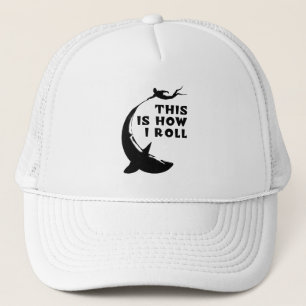 This Is How I Roll - Scuba Diving With Shark Trucker Hat