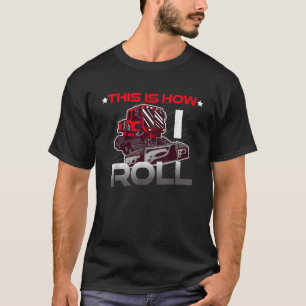 This is how I roll snow groomer pistenbully winter T-Shirt