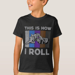 This Is How I Roll Vintage BJJ Brazilian Jiu Jitsu T-Shirt