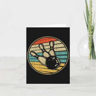 This Is How I Roll Vintage Retro Bowling 60s 70s B Card