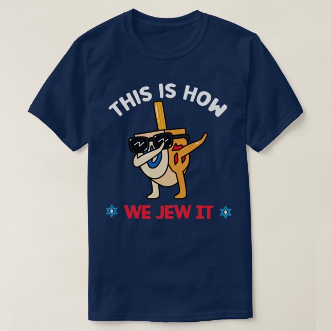 This Is How We Jew It funny Ugly Hanukkah Sweater  (Design Front)