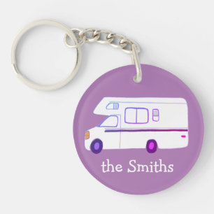 THIS IS HOW WE ROLL RV Motorhome Camping CUSTOM Key Ring