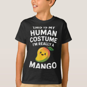 This is Human Costume Funny Kawaii Cute Mango T-Shirt