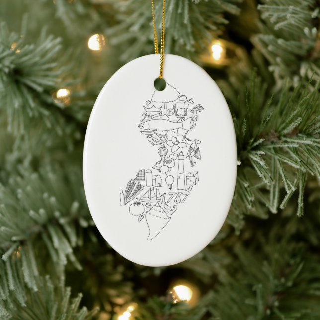 THIS is Jersey Ceramic Tree Decoration (Tree)