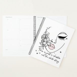 This is Just a Chapter Positive Quote Planner