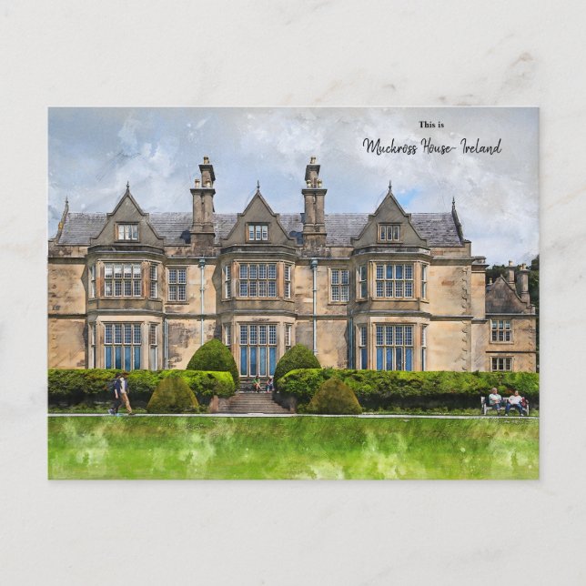 This is Muckross House- Killarney- Ireland Postcard (Front)