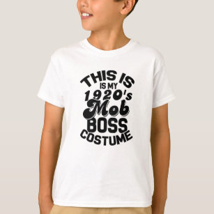 This is my 1920's Mob Boss Costume - Halloween T-Shirt
