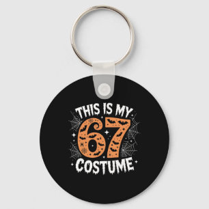 This Is My 67 Costume Lazy Brainrot Meme 67 Funny  Key Ring