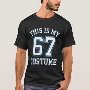 This Is My 67 Costume Lazy Brainrot Meme Boys Kids T-Shirt