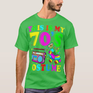 This Is My 70s Costume 70's Party 1970s Halloween  T-Shirt