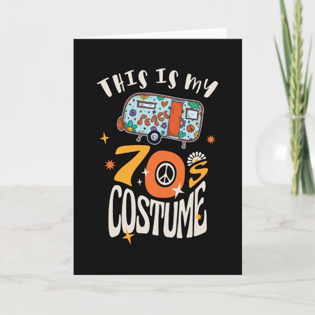 This is my 70s Costume Card (Front)