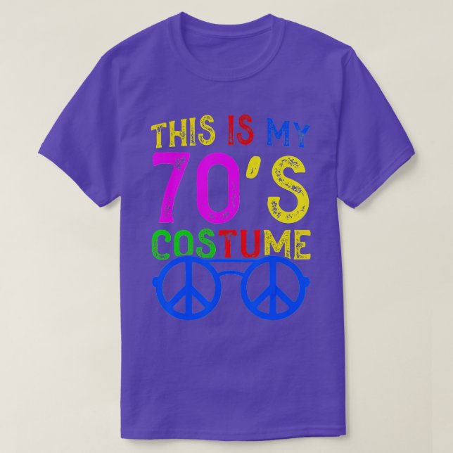 This Is My 70s Costume Funny Halloween 70's 1970s  T-Shirt (Design Front)