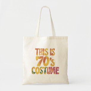 This Is My 70's Costume Groovy Tie Dye Halloween Tote Bag