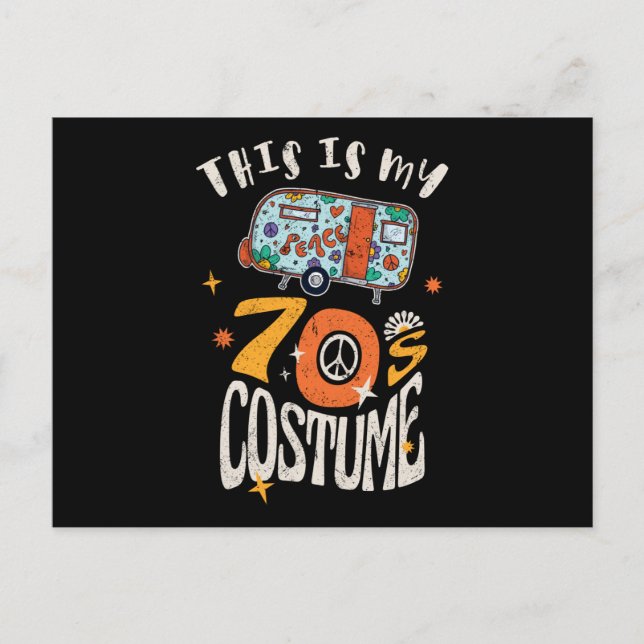 This is my 70s Costume Postcard (Front)