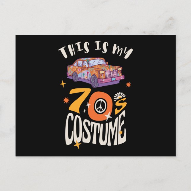 This is my 70s Costume Postcard (Front)