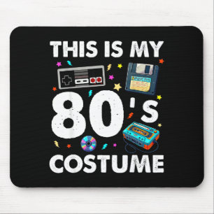 This Is My 80s Costume 80's 90's Party Men Women K Mouse Pad