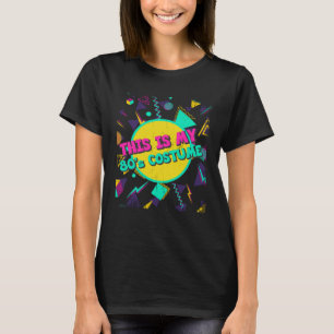 This Is My 80s Costume 80s Musical Party Retro 80 T-Shirt