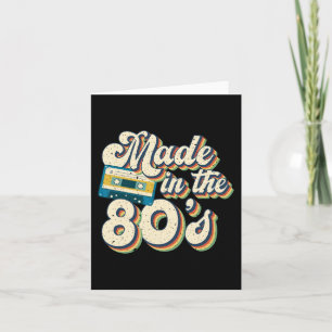 THIS IS MY 80s COSTUME Fancy Dress Party Idea Hall Card