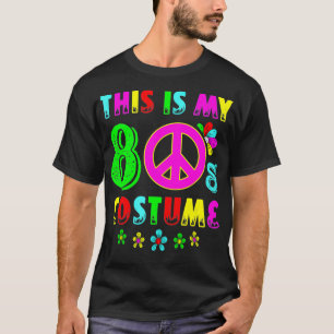 This Is My 80s Costume Funny Halloween 1980s 80's  T-Shirt