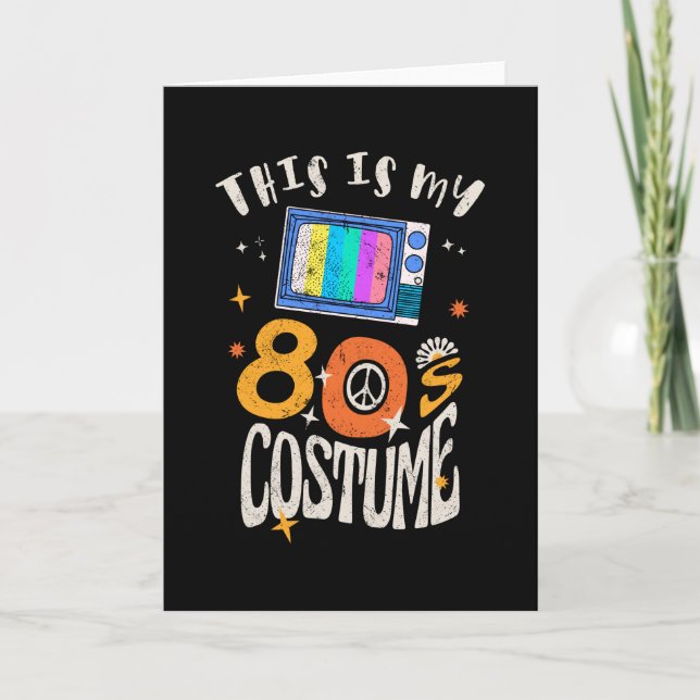 This is my 80s Costume Grunge effect Card (Front)