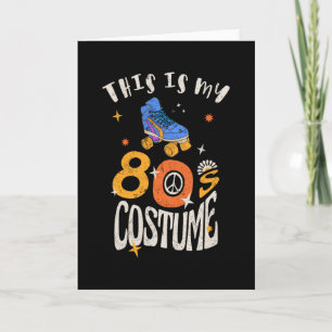 This is my 80s Costume Grunge effect Card