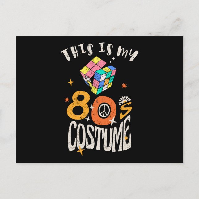This is my 80s Costume Grunge effect Postcard (Front)