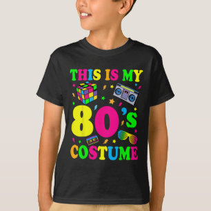 This Is My 80s Costume Outfit Gifts Eighties Retro T-Shirt