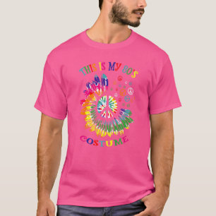 This Is My 80's Costume Party Wear Hippies Sunflow T-Shirt