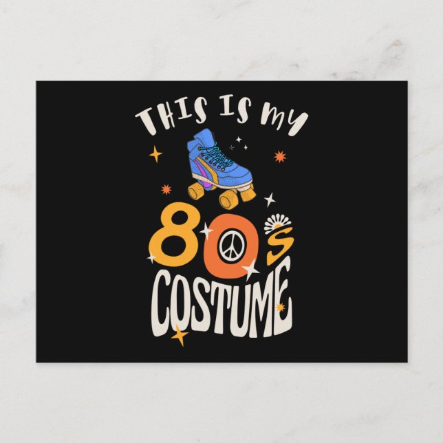 This is my 80s Costume Postcard (Front)
