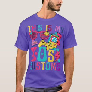 This Is My 80s Costume Retro 1980 Music Theme Part T-Shirt