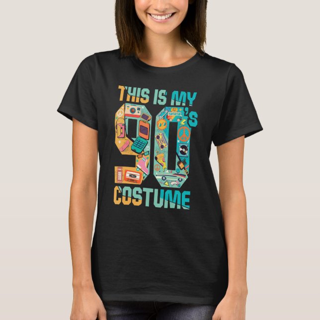 This Is My 90s Costume  80's 90's Party T-Shirt (Front)