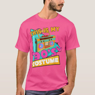 This Is My 90s Costume 90s Music Theme Party Funny T-Shirt