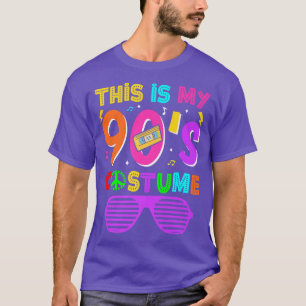 This Is My 90s Costume Retro 90s Music Theme Party T-Shirt