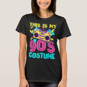 This Is My 90s Costume Retro 90s Music Theme Party T-Shirt